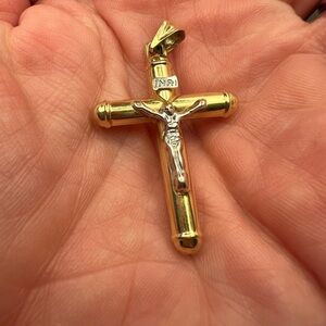 Gold Crucifix Pendant